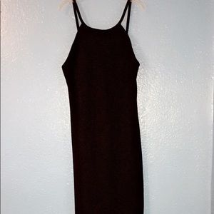 Calvin Klein Halter Neck, open back gown!